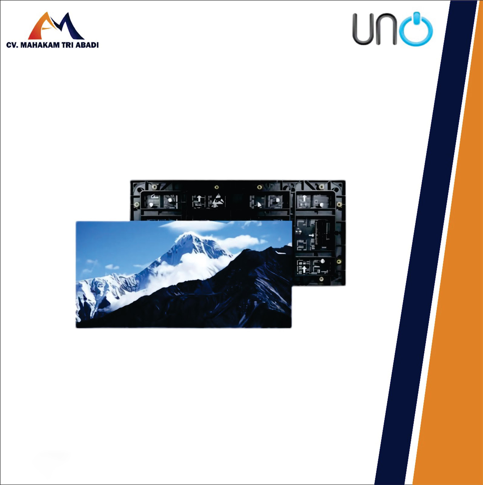 UNO LED VIDEOTRON P2.5 ZEN 6 M2 + Instalasi dan Commisioning